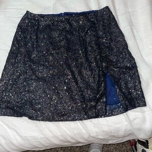 Motel rocks sequin mini skirt